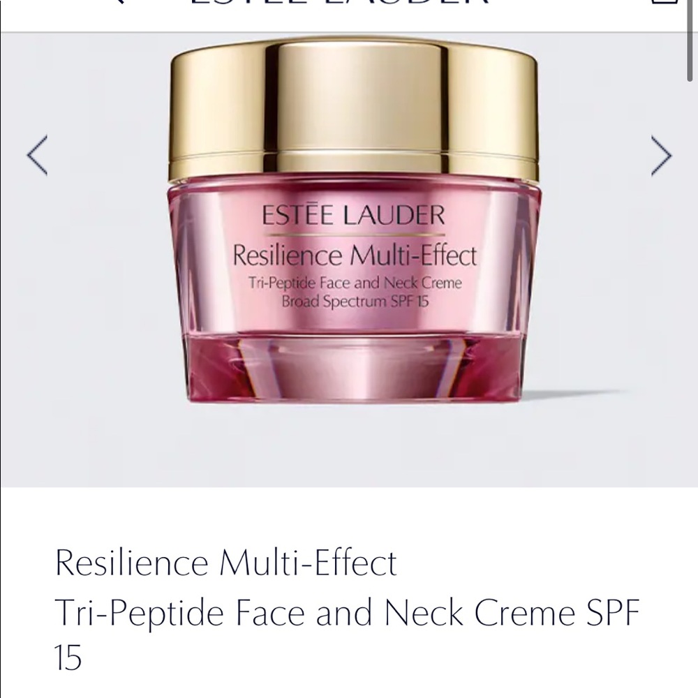 Resilisience lift Multi-effect Face and Neck cream
